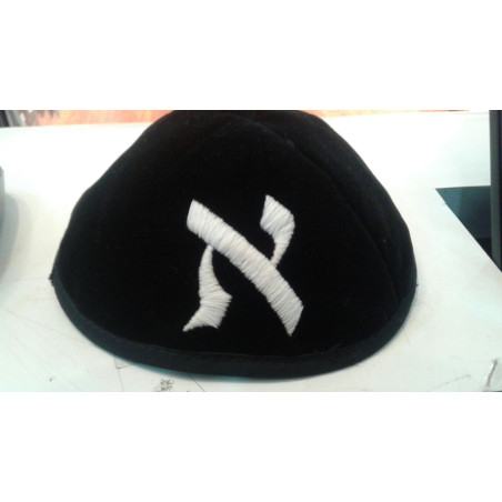Kippa en velours pour enfant