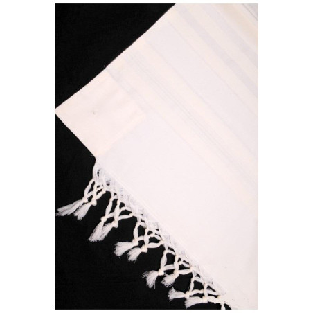 Talit gadol Malhout noir