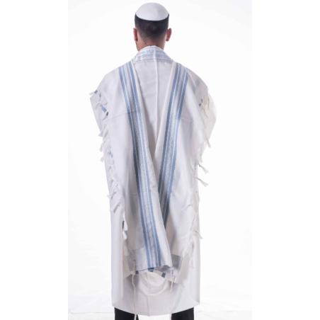 Talit Gadol - bandes bleues