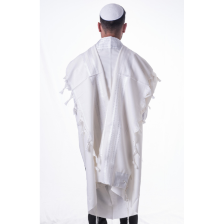 Talit Gadol - bandes bleues