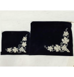 Pochette en velours  fait main