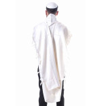 Talit Gadol Pèer Kal Blanc