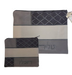 Pochettes en puzzle grise