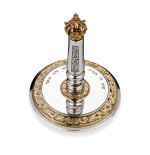 Bois de sefer Torah argent et or