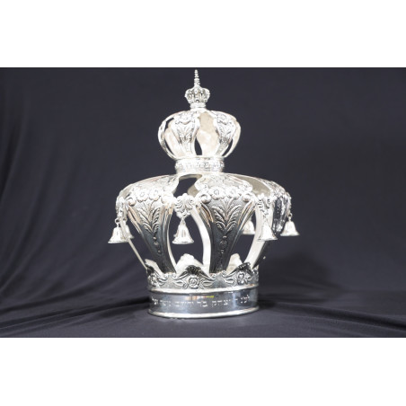 Couronne Sefer torah argent pur