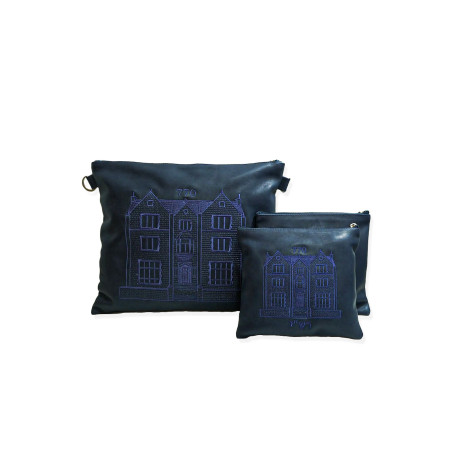 Pochette habad en cuir