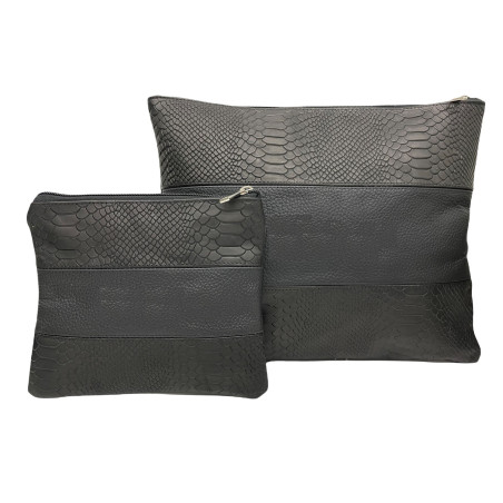 Pochette en cuir de luxe personnalisable
