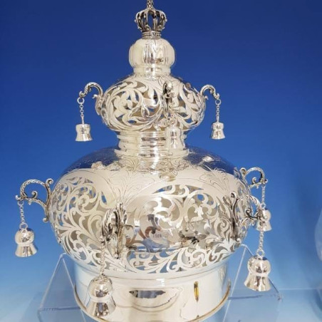 Couronne Sefer Torah argent pur