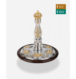 Bois sefer torah argent et Or