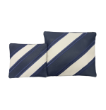 Pochettes Talit et Tef en cuir bleu et blanc