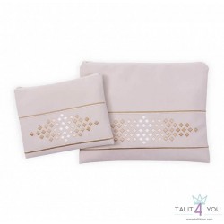 Talit and tfilin bag white