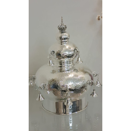 Couronne Torah en argent pur