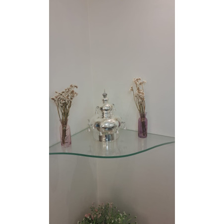 Corona Sefer Torá en plata pura