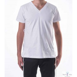 T-shirt Tzitzit white