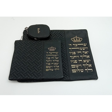 tallit and tef bags in faux leather
