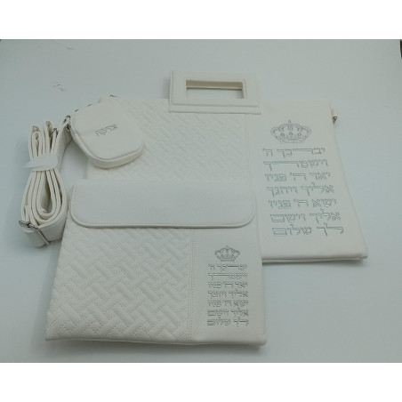 כיסוי ט"ת דמוי עור עם צדקה