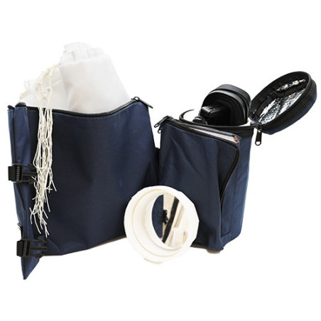 boite talit et téfiline armée bleu