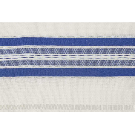 טלית תשבץ כחול וכסף – Talit4You