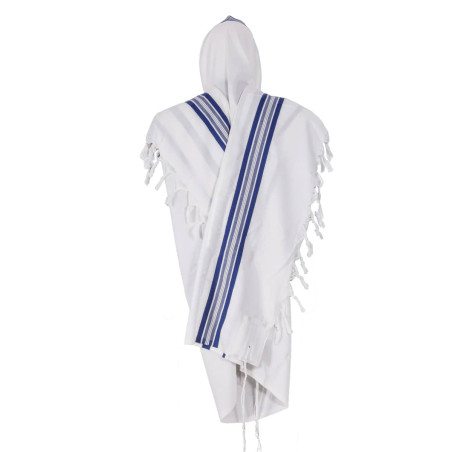 Tashbetz Blue & Silver Tallit – Talit4You