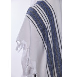 טלית גדול עוד יותר טוב שחור וכחול