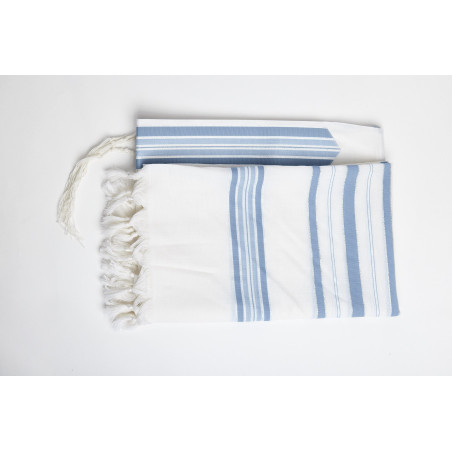 Tallit for Synagogue sky blue