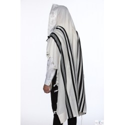 טלית לבית הכנסת פס שחור
