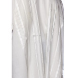 Tallit for Synagogue silver stripes