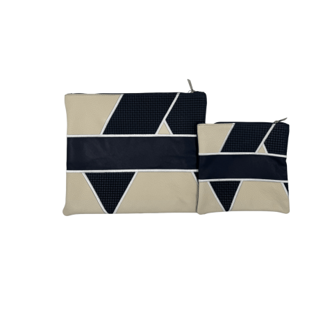 Pochette en cuir de luxe avec lanière