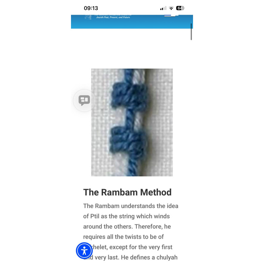 Rambam knotting 13