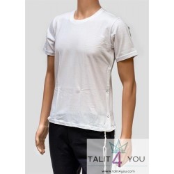 Camiseta Tzitzit blanco
