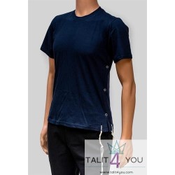 Camiseta Tzitzit azul