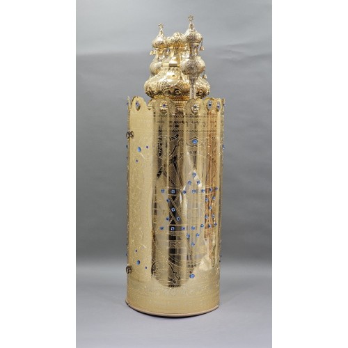 Estuche Moderno para Sefer Torah - Diseño Artístico y Elegante